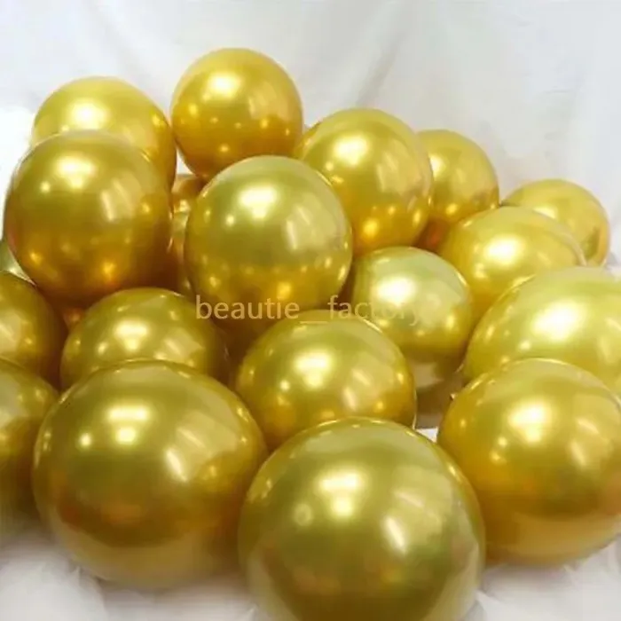 Metallic Latex Balloon 12" High Quality 3g Metal Balloons Decoration Multi Colors Party Celebration