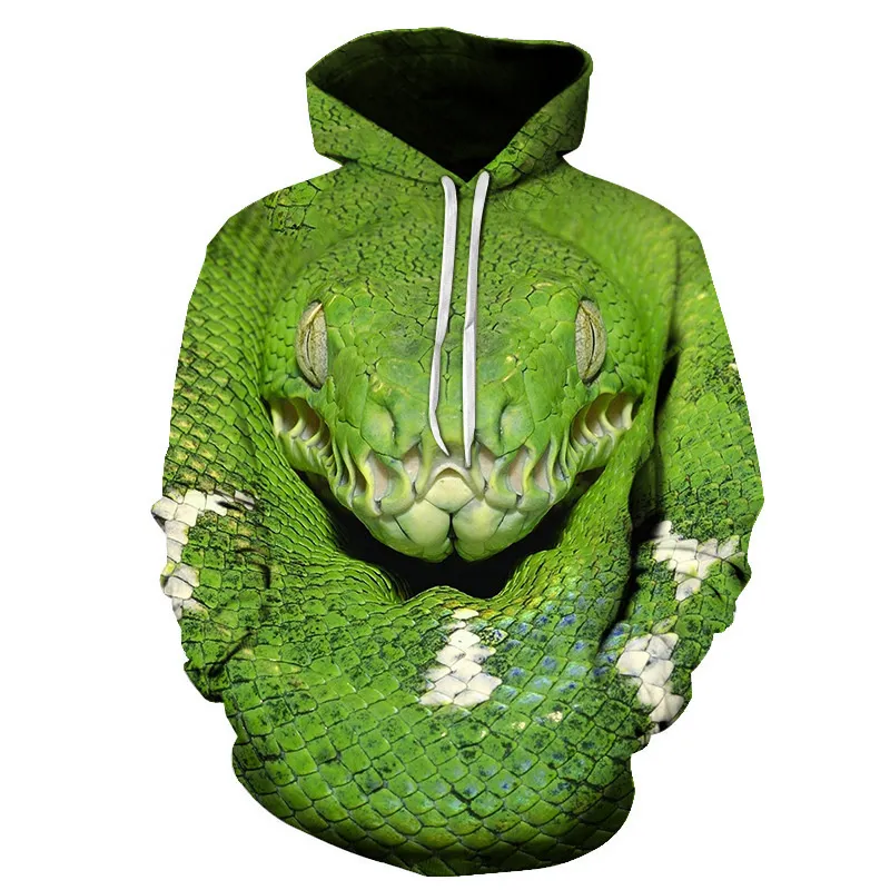 Erkek Hoodies Sweatshirts Python 3D Baskı Erkekler/Kadın Hoodies Street Giyim Erkek Kızlar Moda Sweatshirt Sonbahar ve Bahar Erkek/Kadın Giyim Ceketleri 230816