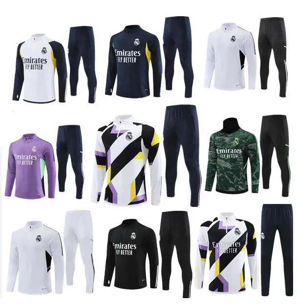 2023 2024 Real Madrid kids kit tracksuit training suit VINI JR BELLINGHAM 23 24 real Madrid men football CAMAVINGA sportswear chandal futbol