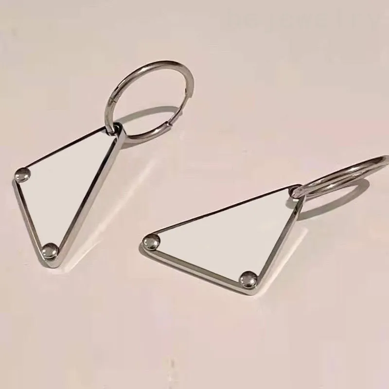 Ohrstecker für Herren, Metall, dreieckig, baumelnd, Ohrstecker, Modeschmuck, Edelstahl, Creolen, Damenmode, Ohrringe, einfacher Briefclip, Designer-Ohrringe, Retro, ZB044