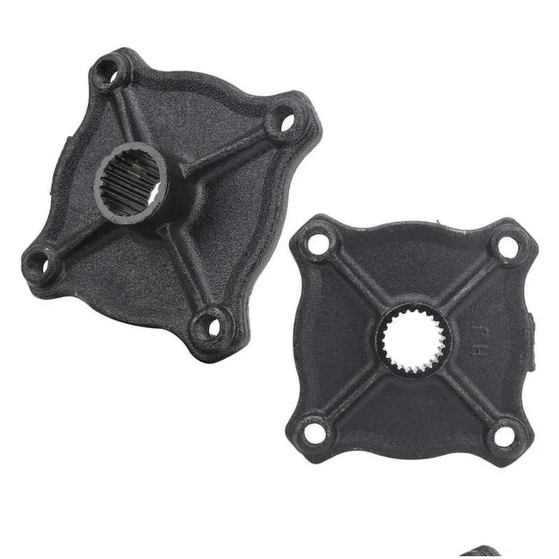 Pièces ATV All Terrain Roues 2pcs 23 Spline dent 4 Stud Wheel arrière Asseau de moyeu d'essieu ajustement pour 110cc 150cc Bike Dune Go Kart Drop Livrot Dhfwl