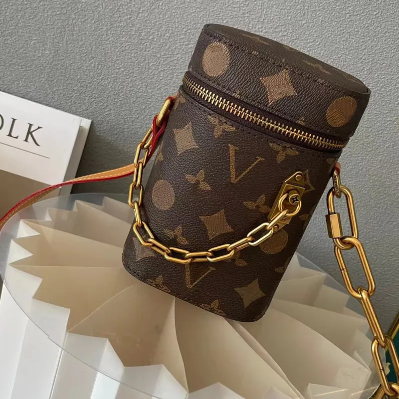 Classic Mini designer bag chain crossbody bag leather tote bag hand bag bucket shoulder bag Barrel-shaped mini pochette phone bag