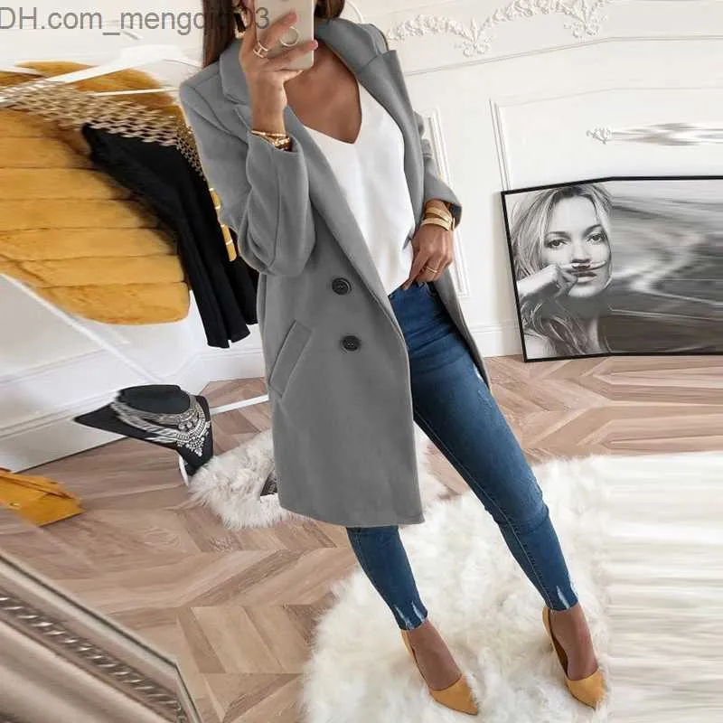 Mezclas De Lana Para Mujer Mujer Tallas Grandes XXXL Mezclas De