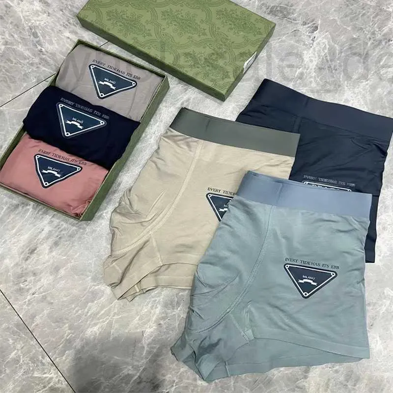 Unterhose Designer 2023 Neue Herren Unterwäsche Großgröße Traaceless Boxer hautfreundliche atmungsaktive Modal Pure Cotton Dreieck Mark Shorts AEH2