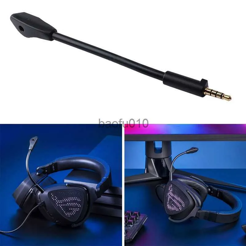 Mikrofony zamiennik mikrofon 3,5 mm MIC MIC WPROWADZENIE SEALSPONEM CZĘŚĆ Kompatybilna z ASUS ROG Delta RGB Gaming zestaw słuchawkowy HKD230818