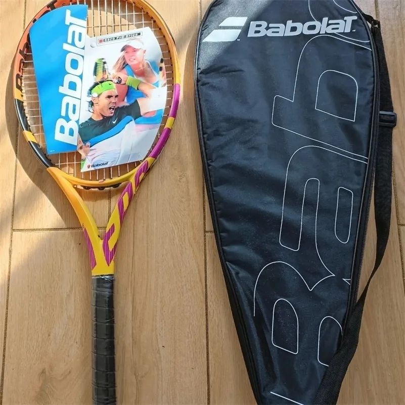 Inne artykuły sportowe Nadal Tennis Raketa Pa Pure Aero Professional All Carbon Tennis dla mężczyzn i kobiet Początkujący 300G 230816