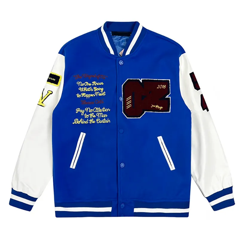 DHgate.com:Embroidered Varsity Baseball Leather Jacket DHgate.com:Embroidered Varsity Baseball Leather Jacket