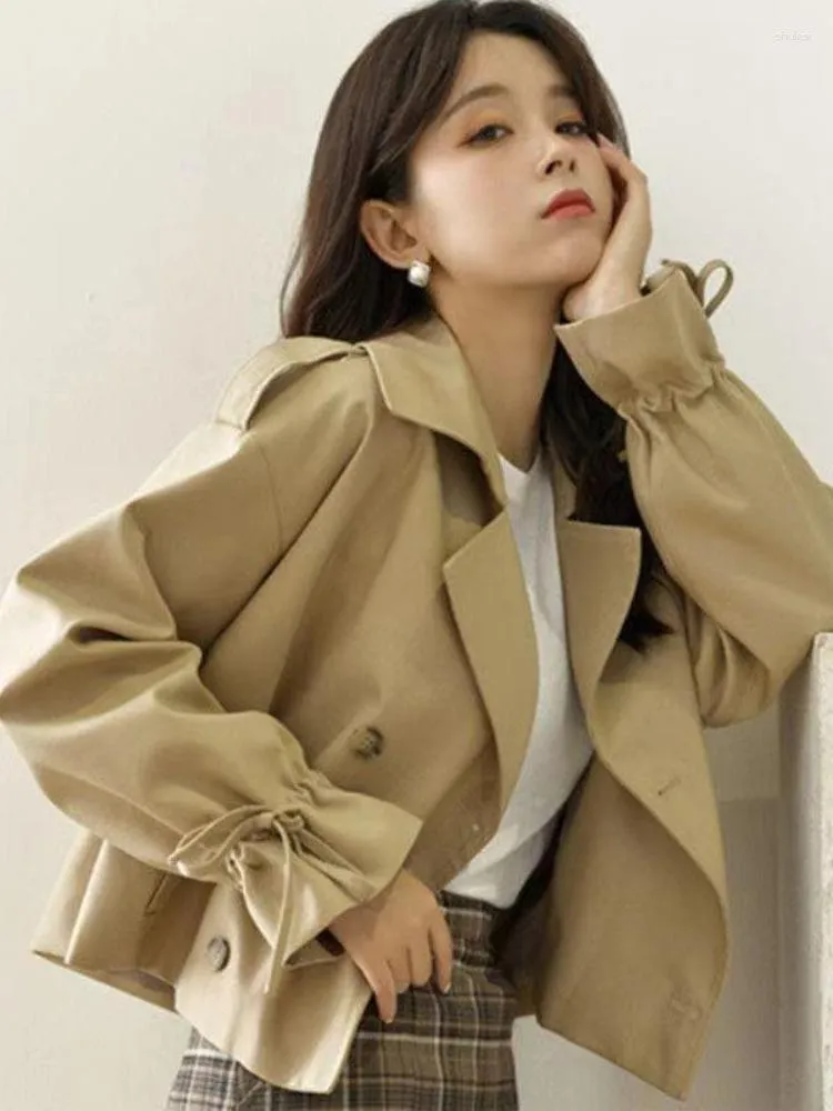 Frauen Trench Coats Coats Coat Lose Jackets Kleidung Frühling Herbst Outfit