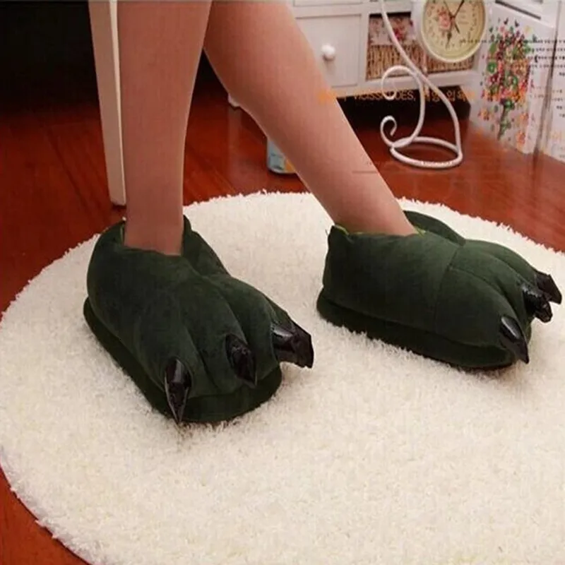 Dinosaur foot best sale slippers