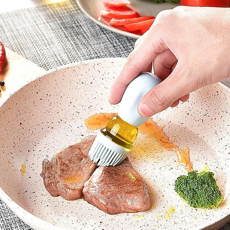 Accessori Strumenti Barbecue 180 Ml Di Olio Da Cucina In Silicone  Contenitore In Vetro Con Barbecue Spray Dispenser Cottura 230817 Da 11,3 €