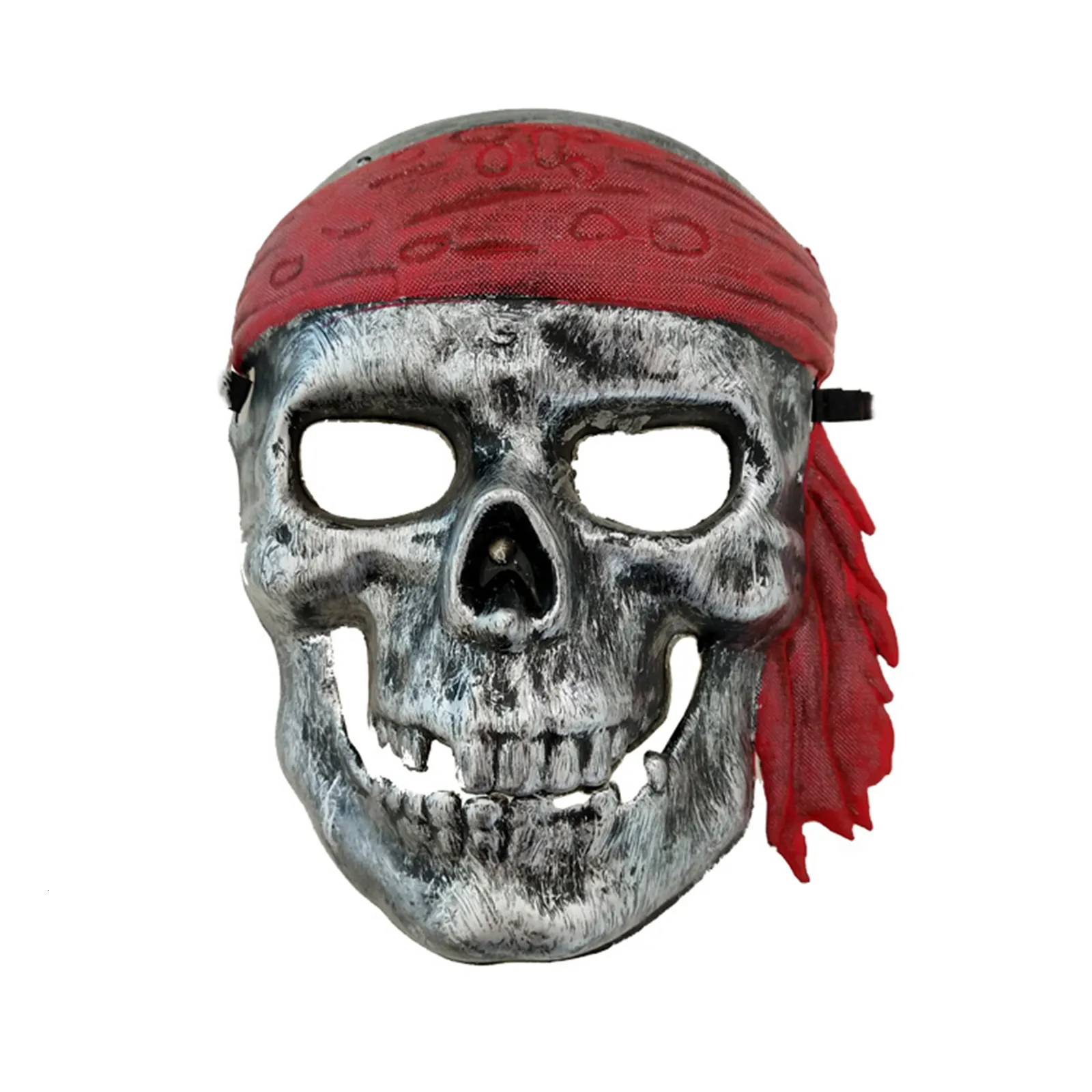 Маски для вечеринок 1pc Mask Mask Pirate Skul Skul Funor Terror Ghost Retro Men and Women 230818