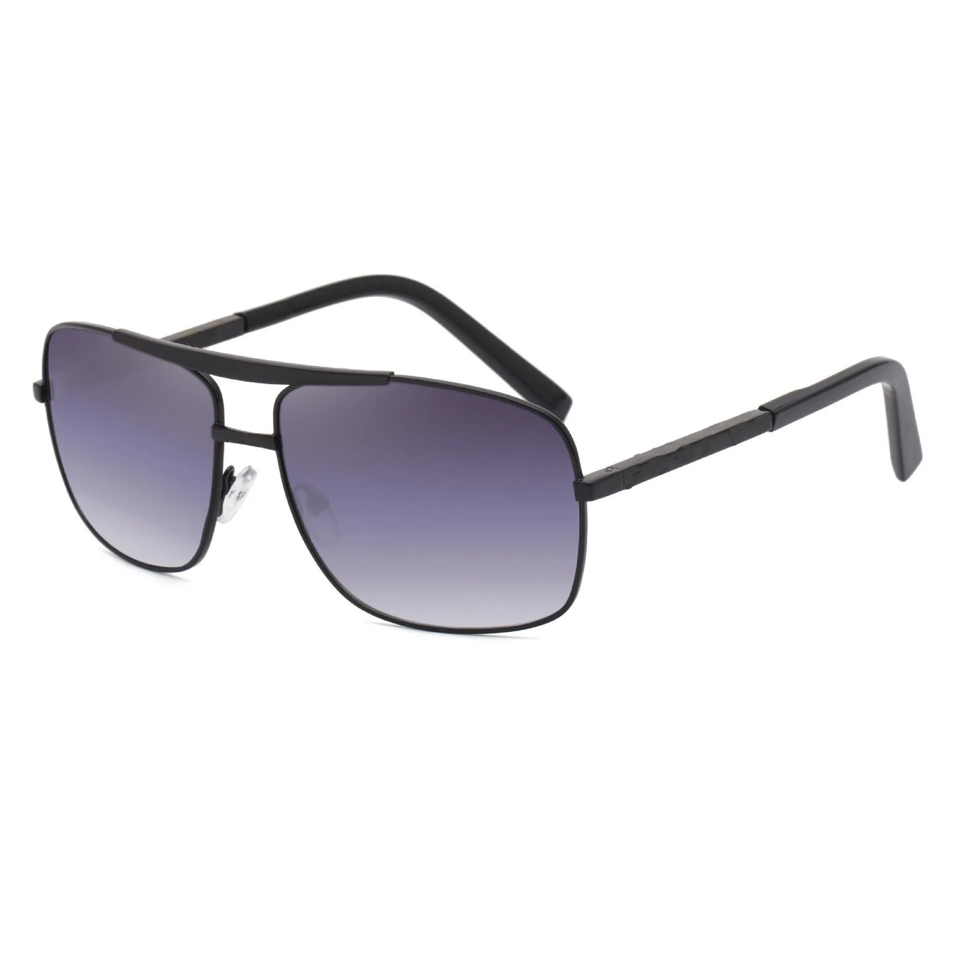 Classic Style Square Frame Alloy Sunglasses with UV400  display picture 2