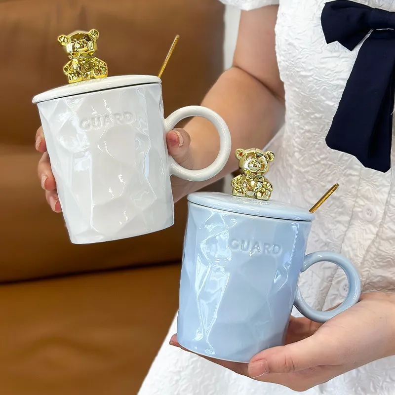 Tasse En Verre Mignonne Avec Couvercle Et Paille, Tasse à Café Oid Et Chaud, Grands Verres, Boissons, Eau, Thé, Lait, Jus De Bière, Standardisée, 1000ml