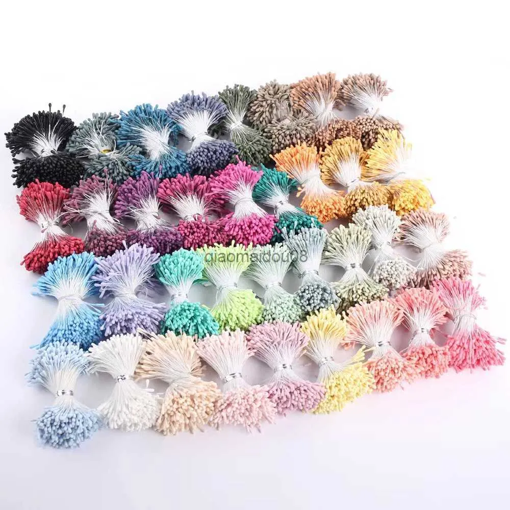 Couronnes De Fleurs Décoratives 400 / 800pcs Étamine 55mm DIY Guirlande Artificielle Pour La Fête De Mariage Décor À La Maison Fleur Core Accessoires HKD230818