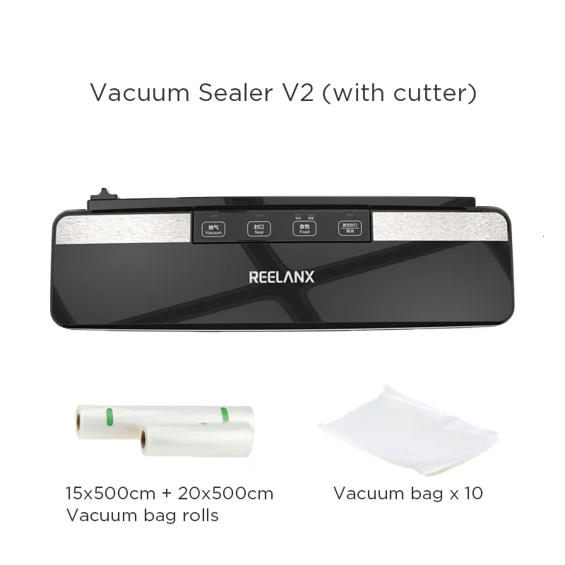 Other Kitchen Tools REELANX Vacuum Sealer V2 125W Built In Cutter
