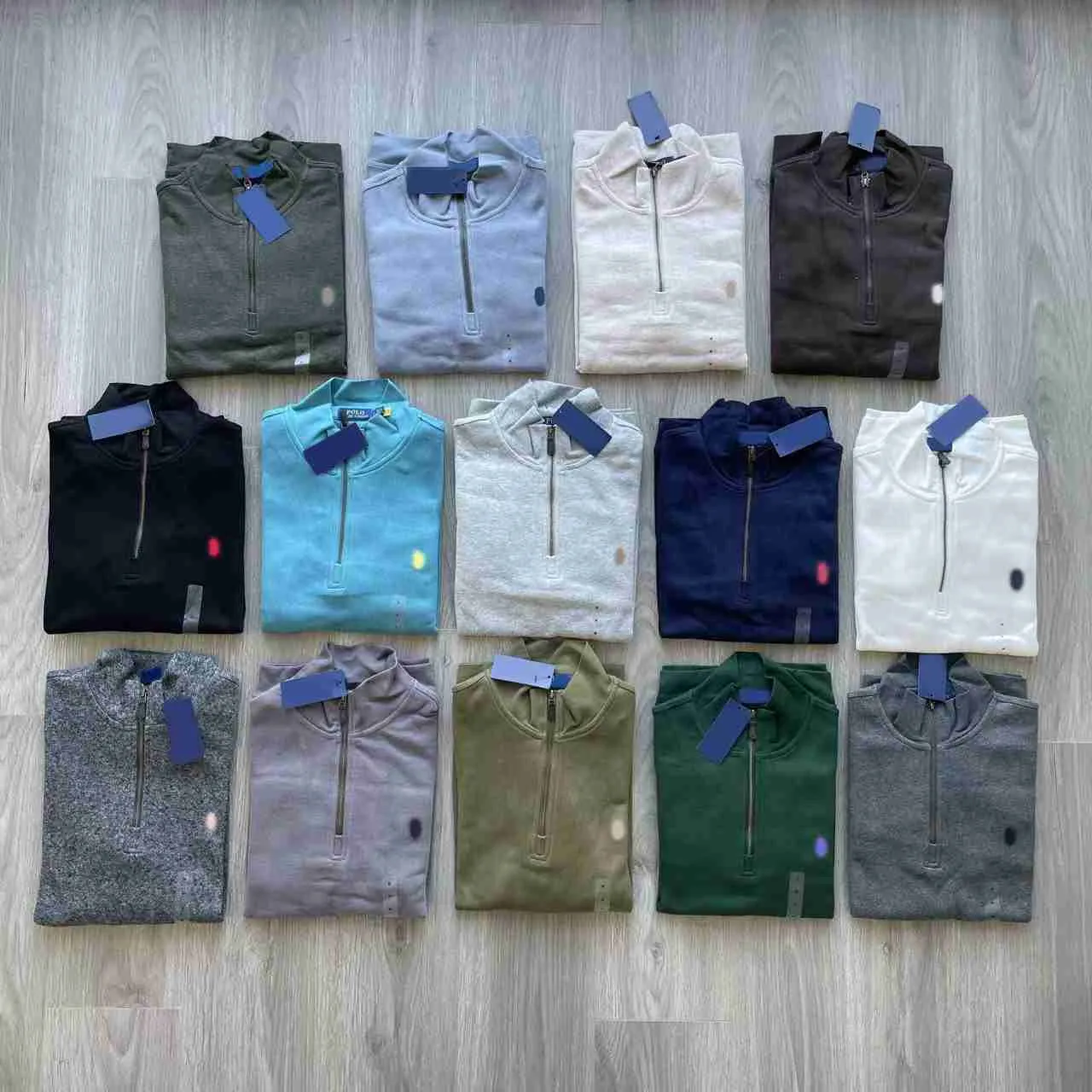 Felpe con cappuccio da uomo Felpe con cappuccio da uomo Felpe Designer uomo maglione zip mezza felpa con cappuccio Giacche da cavallo larghe polo da uomo abbigliamento Top taglia asiatica XXL L230818