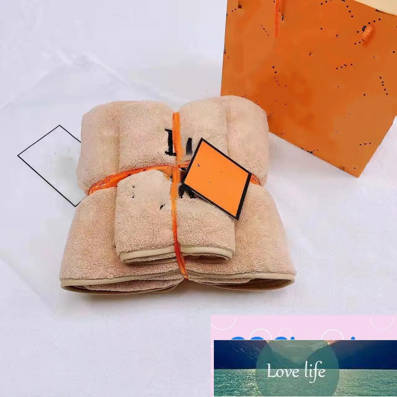 outlet Coral Velvet Fashion Brand Bath Towel Household Quick-Drying Absorbent Towels Set Beach Towel Gift Wholesale