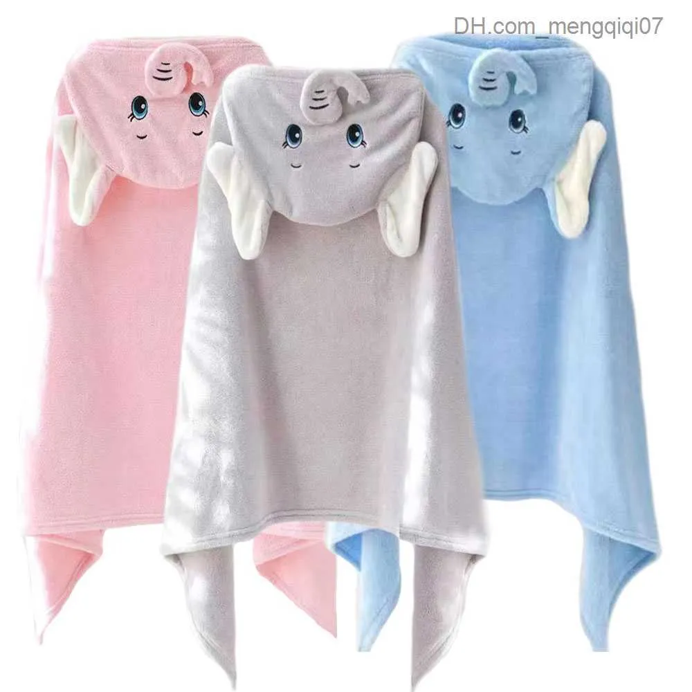 Ręczniki szaty Baby Elephant łazienka Flanela Cloak Cartoon Boys and Girl