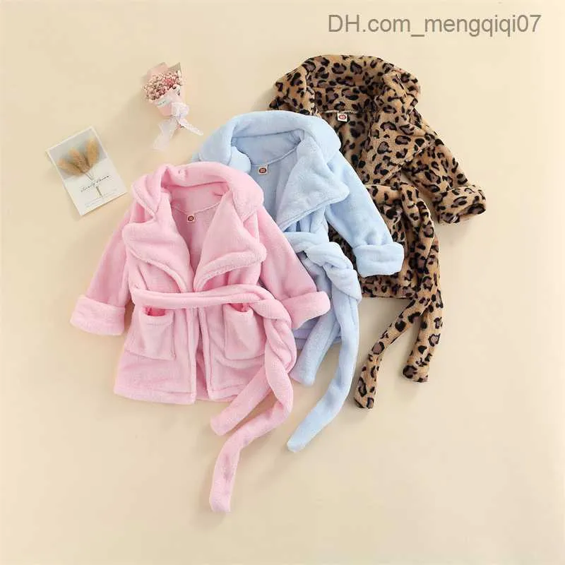 Towels Robes 6Y Baby Plush Long Robe Pajamas For Boys And Girls
