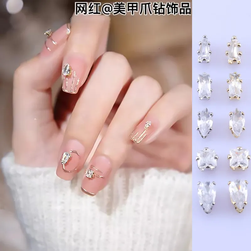 120/Nail Art Rhinestones Kit - Mini Zircon Crystals, Glitter Charms ...