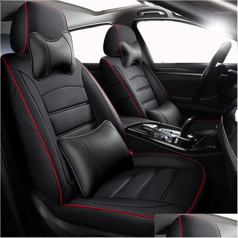 Car Seat Covers Zhoushenglee Custom Ers For Altea Xl Arona Ateca Cordoba Ibiza 6J 6L Accessories Cushion Protector1 Drop Delivery Mo Dhtjw