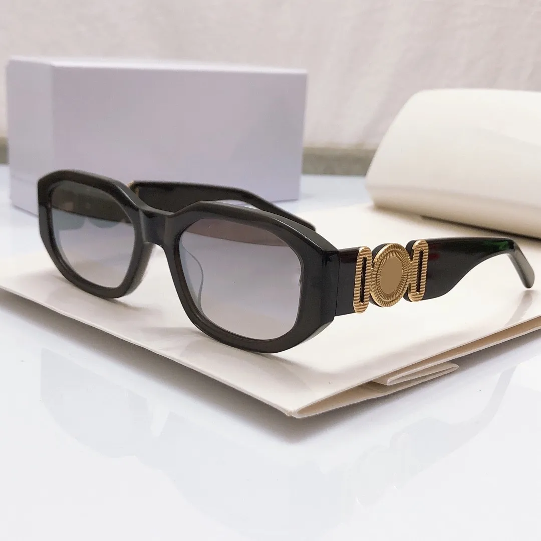 Najwyższej jakości męskie okulary przeciwsłoneczne 4361 UNISEX Designer Luksusowy prostokątny spolaryzowany brzeg słoneczny marka mody dla mężczyzn okulary ochronne UV są wyposażone w opakowanie
