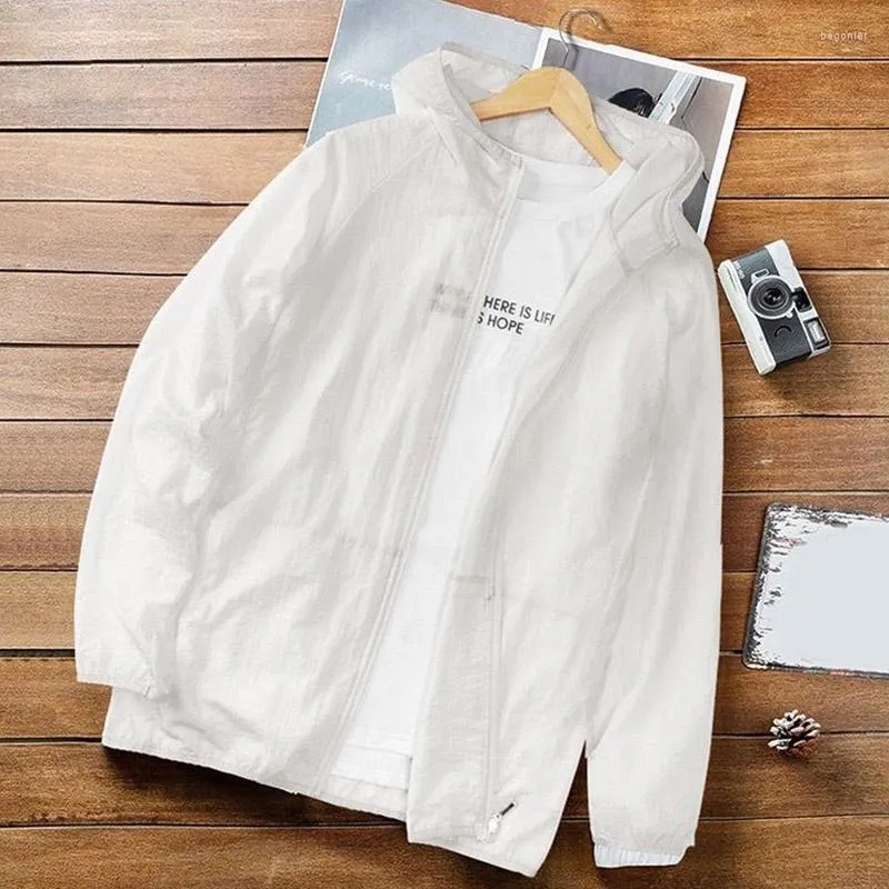 Men s Lightweight Ice Silk Jacket Breathable Waterproof Sun Protection Casual Outdoor 2024