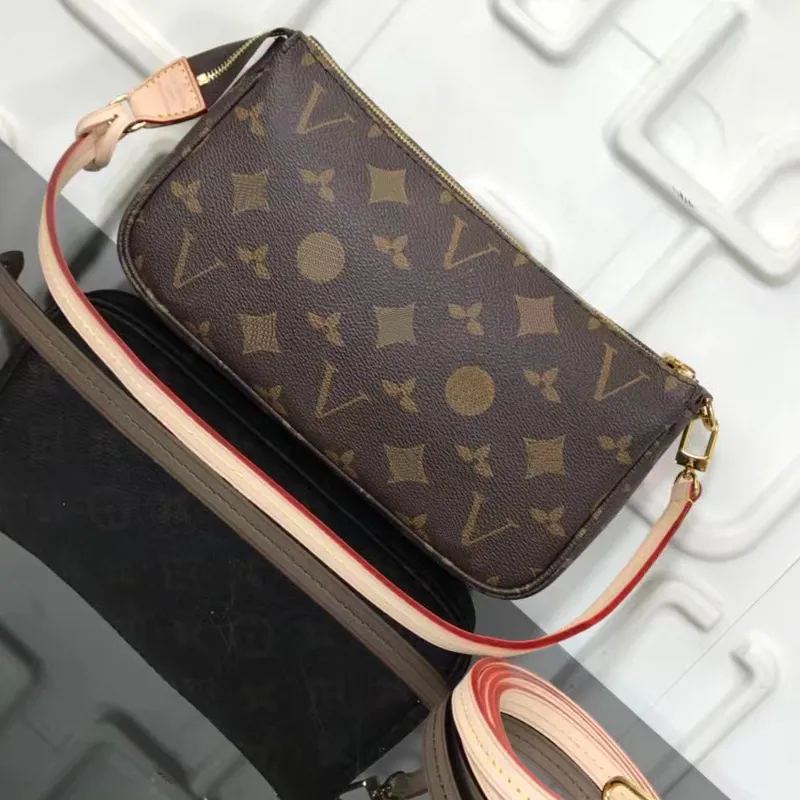 Orijinal Deri Tote Tasarımcıları Çanta Kadın Lüks Çantalar Pochette Crossbody Bag Luis Moda