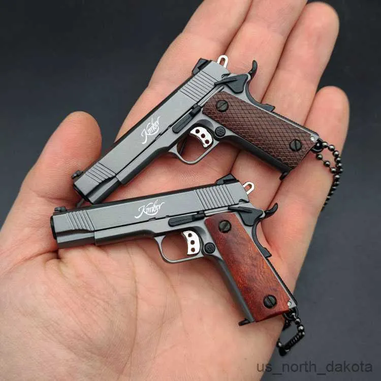 Nowości Pozycje 2023 Mini Kimber Gun Pistol Toys Miniature Model Bierek Pełny stopień naftowych Zabawki Prezenty Not R230818