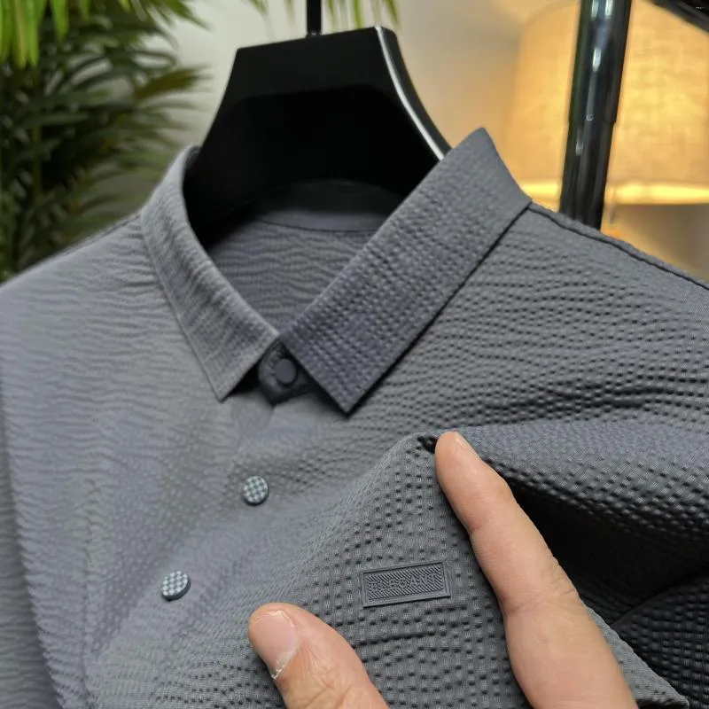 Men's no clearance button polo shirts
