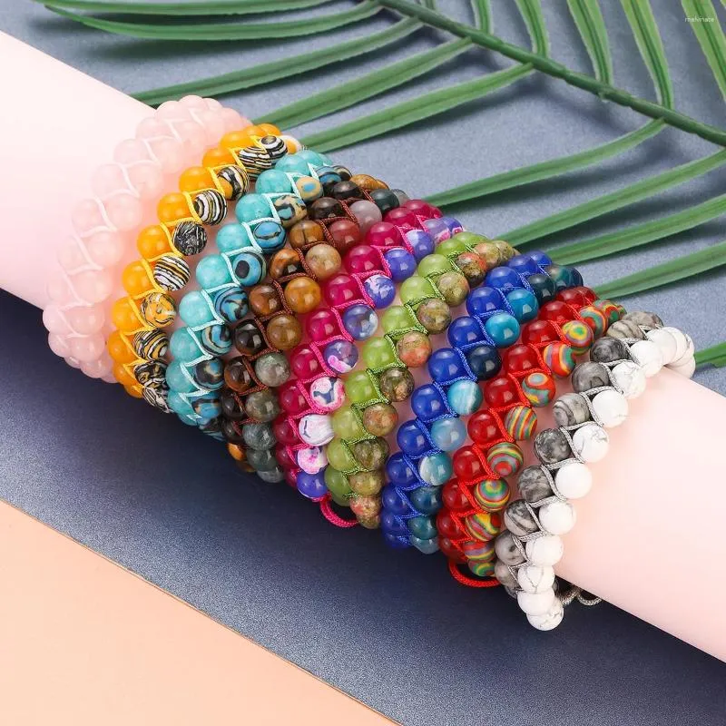Colorful Double Layer Crystal Stone Bracelet With Adjustable Glass Bead  Bracelets For Women And Men Classic Strand Design From Melvinate, $11.22