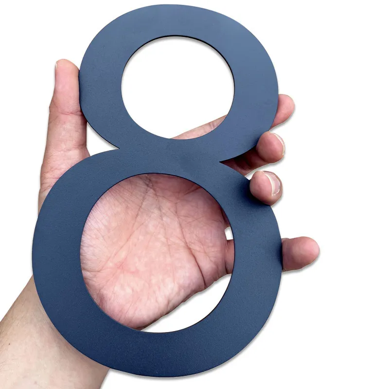 House Number Plaques Door Number Signs Personalised Name Plate Custom Street 652135122265 - View #8