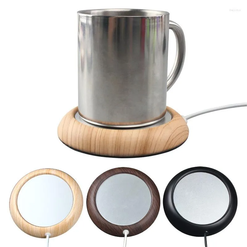 Table Runner Portable USB Heated Drink Coasters Electric Cup Warmer Beverage Mug Mat Keep