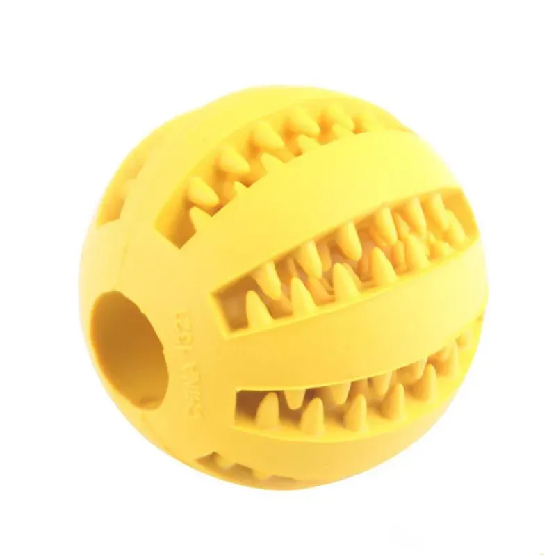 5cm Pet Dog Toys Ball Funny Interactive Elasticity Dog Chew Toy for Dog Tooth Clean Ball Of Food Extra-tough Rubber Ball