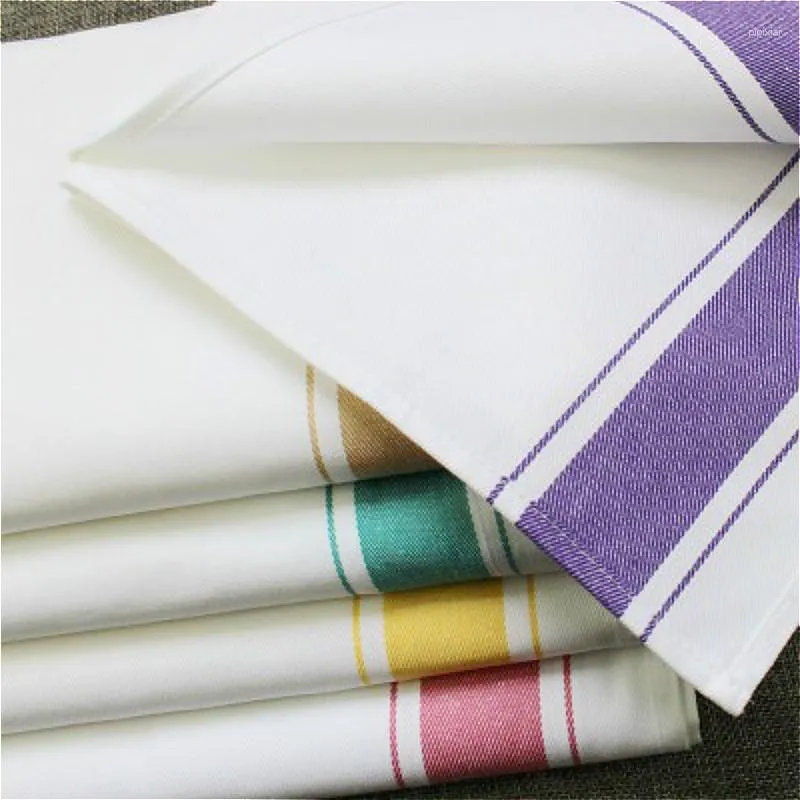 Tornillera de mesa 35x51 cm Cóctel de servilletas de algodón para tela de boda de fiesta
