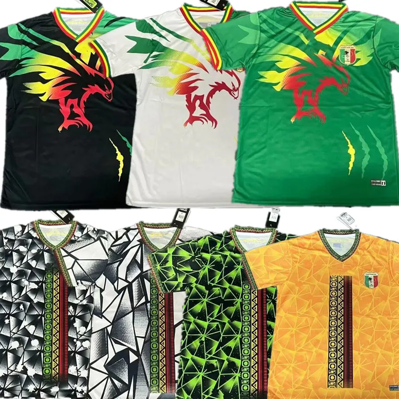 23 24 Mali Soccer Jerseys National Team Soumaila Mahamane Mamadou Salam 2023 2024 Hem Away Third Fourth Men Football Jersey Shirt Uniforms