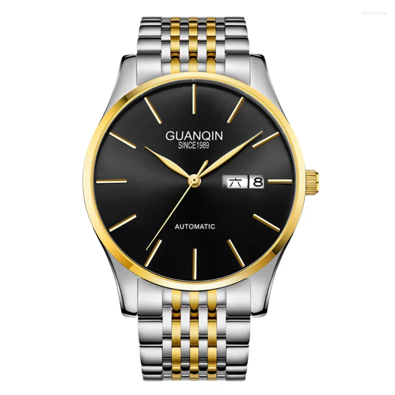 Montre-bracelets Guanqin Men Sapphire Watch Automatic Clock Man Man