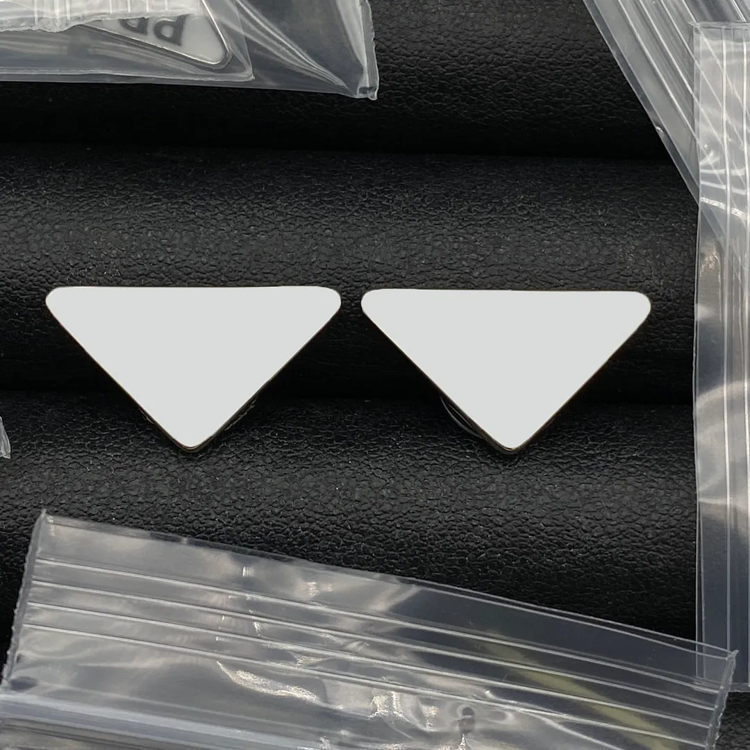 18K Gold Plated Titanium Inverted Triangle Stud Triangle