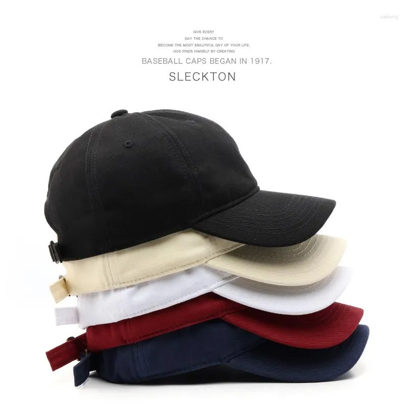 Ball Caps Sleckton Qualtion Cotton Baseball для женщин и мужчин модные сплошные шляпы 2023 Лето на открытом воздухе Sun Unisex Wholesale