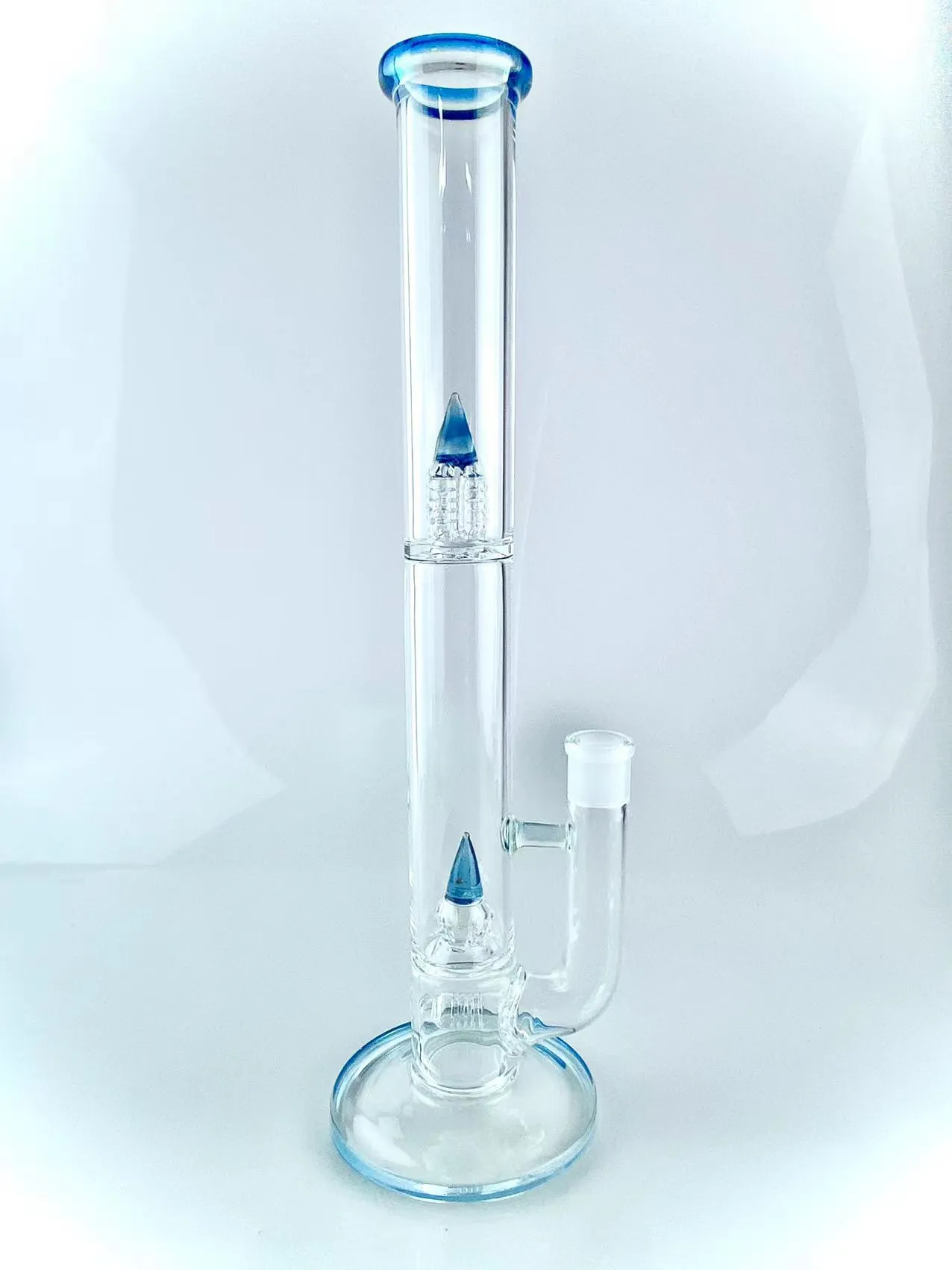 Smoking Pipes atomic stardust bong 18 inch 18 mm joint single inline perc 4 inv splash high quality