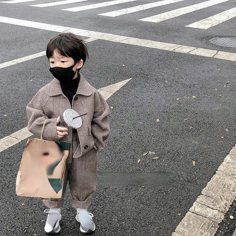 2025 - Bambini Bambino Bambino Bambino Ragazzi Camicia Invernale Solida 2025 - Bambini Bambino Bambino Bambino Ragazzi Camicia Invernale Solida