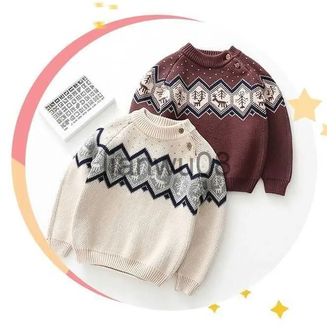 Pullover Boys Sweater Autunno Inverno Kids Fashion Spesse in velluto per bambini Bambini Casual Calda Abbigliamento Sighi