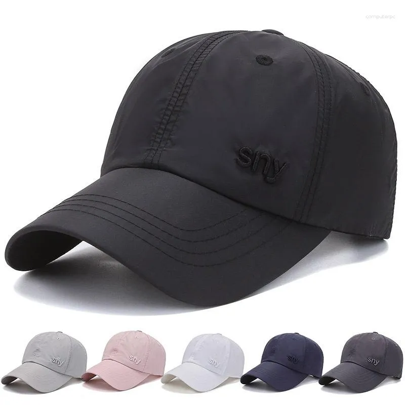 Top Caps Kadınların erkeklerin katı beyzbol şapkası ayarlanabilir baba şapka hızlı kurutma vintage güneş her gün