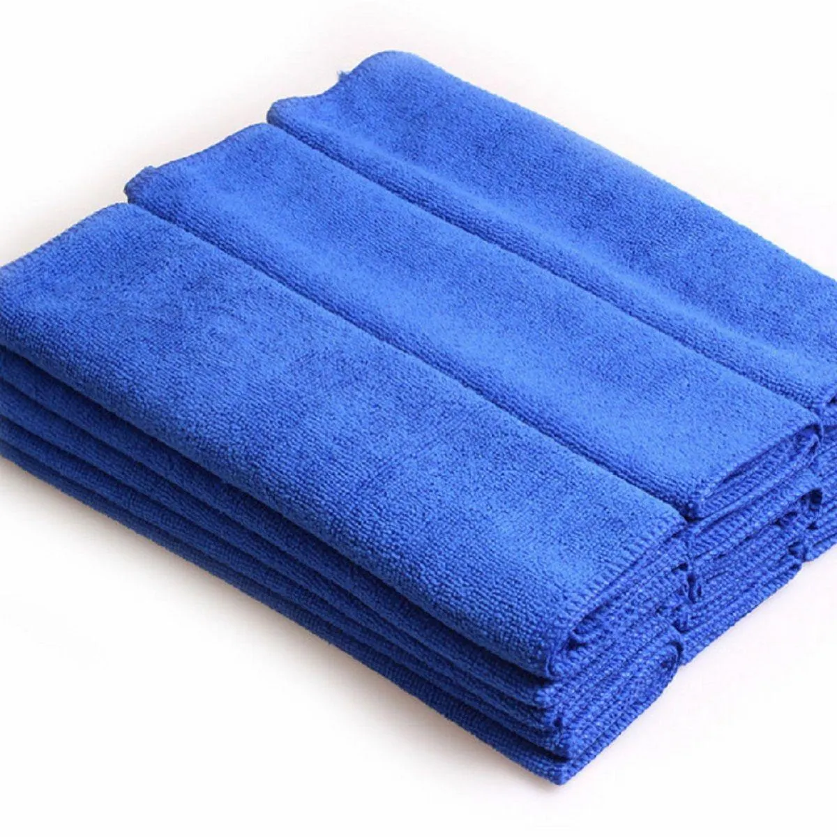 Towel Blue Soft Absorbent Wash Cloth Car Microfibre 70Cmx30Cm Drop Delivery Mobiles Motorcycles Care Cleaning Dhsqx