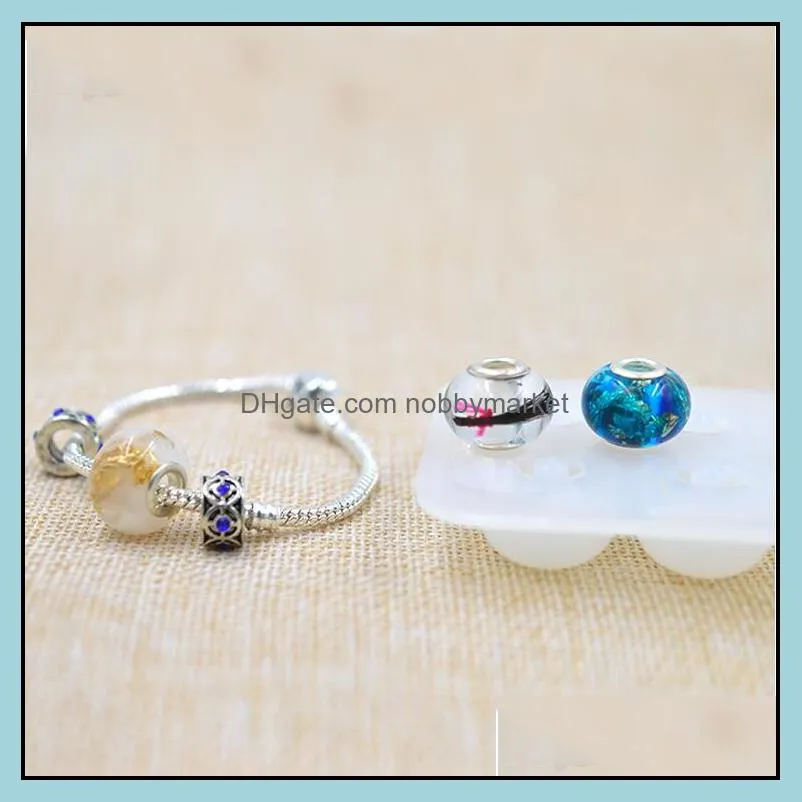Moules faites à la main des perles de moule à main pendentif Bracelet clean outil de bracelet à main bijoux de fabrication de mod résine pour outils de livraison de gouttes équipement ott45