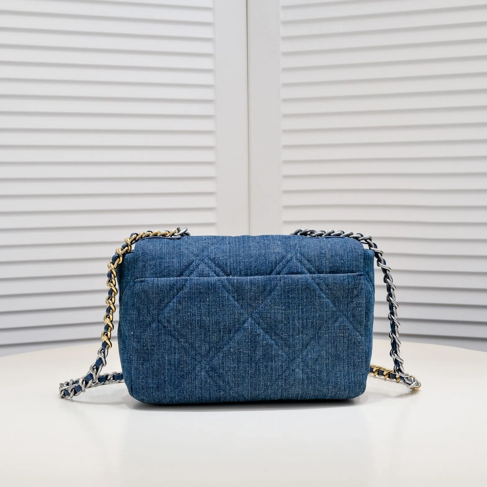 Blue designer crossbody bag sale