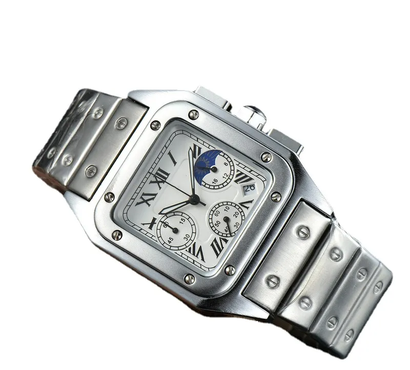 Luxury Tank Series Watch: High Quality Automatic Machinery & Leather ...