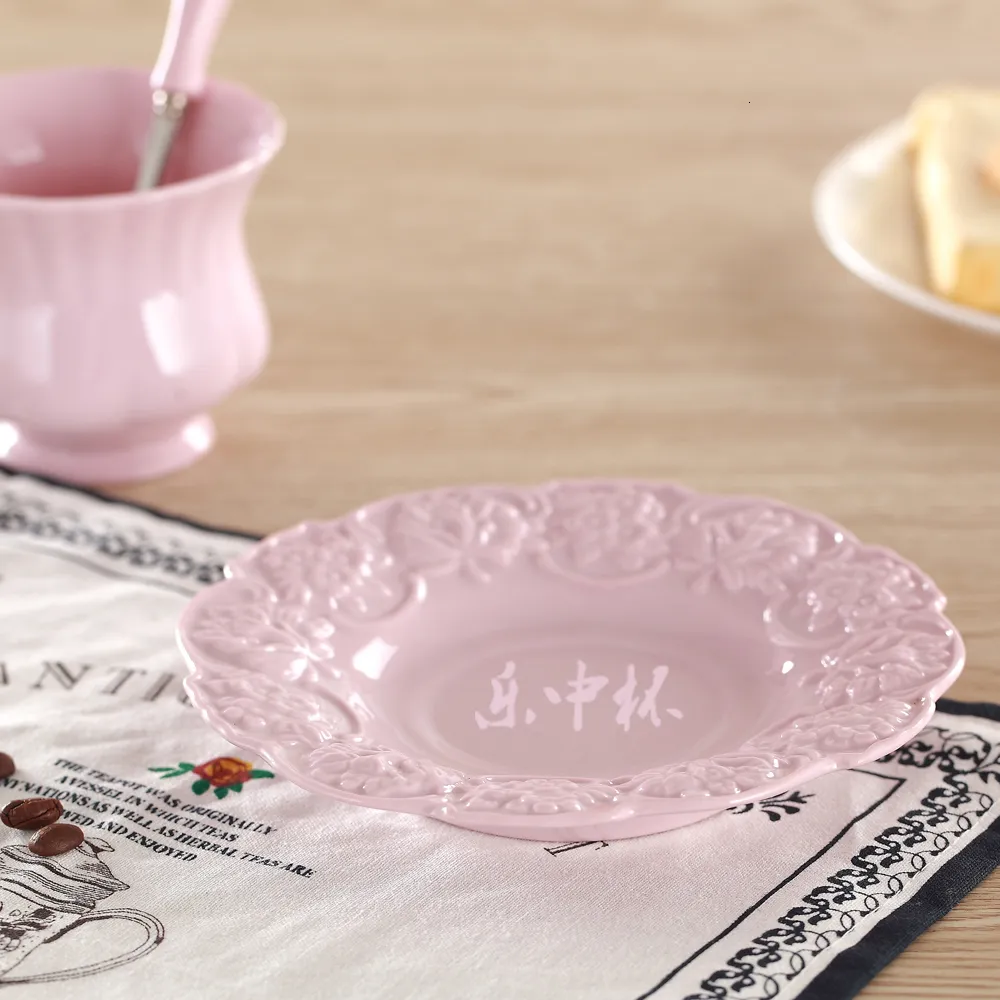 Tazza Da Caffè In Ceramica Rosa Con Piattino In Bambù - 200 Ml, Design Moderno E Originale - 5
