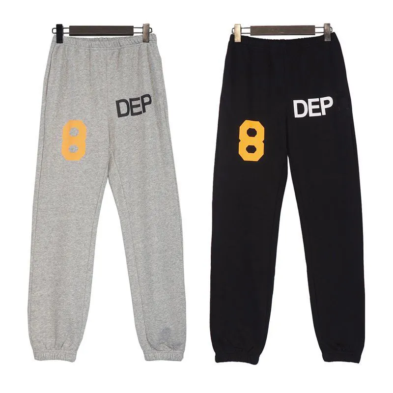 American Designer Galler High Street Digital Number 8 Printed Logo Sweatpants Casual Loose Pants Joggers Trousers for Men Depts