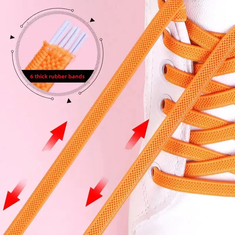Rubber band sales shoe laces